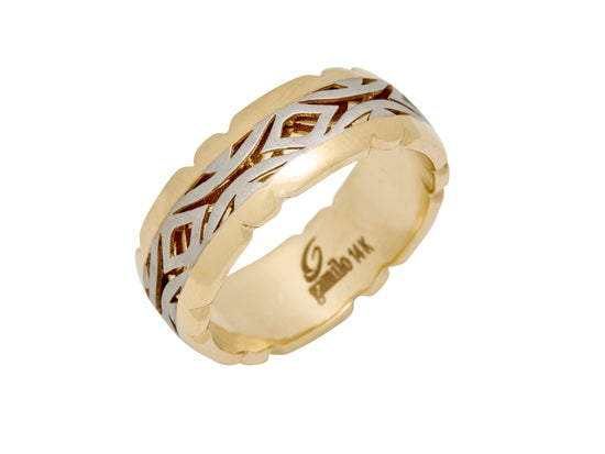 Two-Tone Cut Out Design Band
